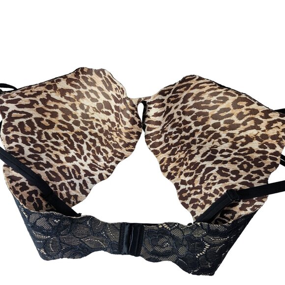 Victoria's Secret Push Up Bra Black 36D Adj Underwire Very Sexy Secret Embrace - Picture 4 of 6